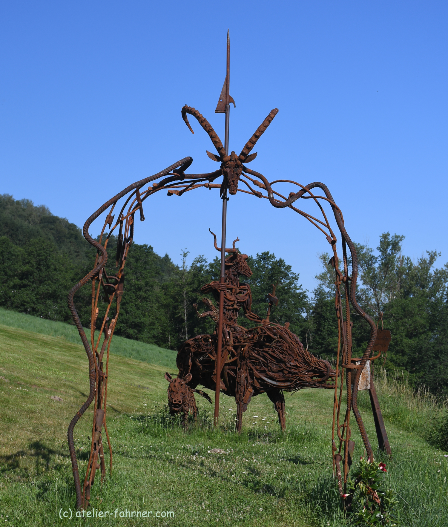 Reiter auf Eber atelier fahrner